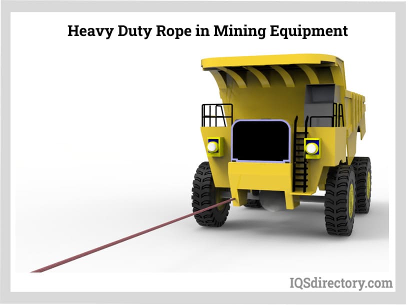 Heavy Duty Rope in Mining Equipment